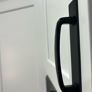 Cabinet hardware - matte black.